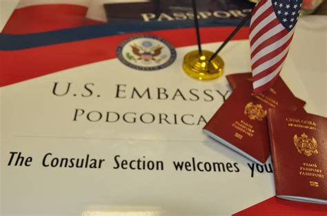 Operation of the Consular Section of the Embassy of .